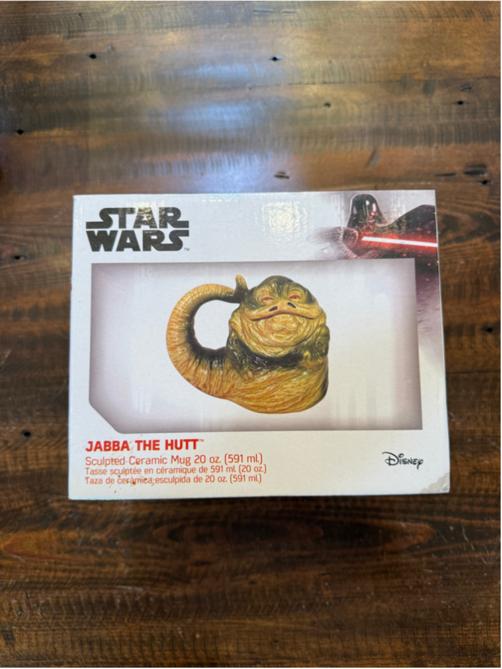 Star Wars Jabba the Hutt Sculpted Ceramic Mug One Size Green Brown